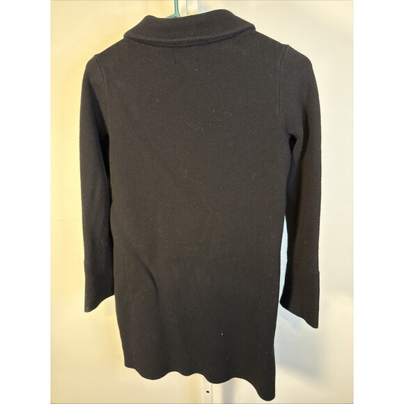 BLACK CASHMERE Blend TURTLENECK MINI SWEATER DRESS SIZE XS Minimalist Quiet Lux - Picture 5 of 6